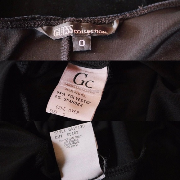 Vintage Guess 90s Black Maxi Dress - Picture 15 of 15